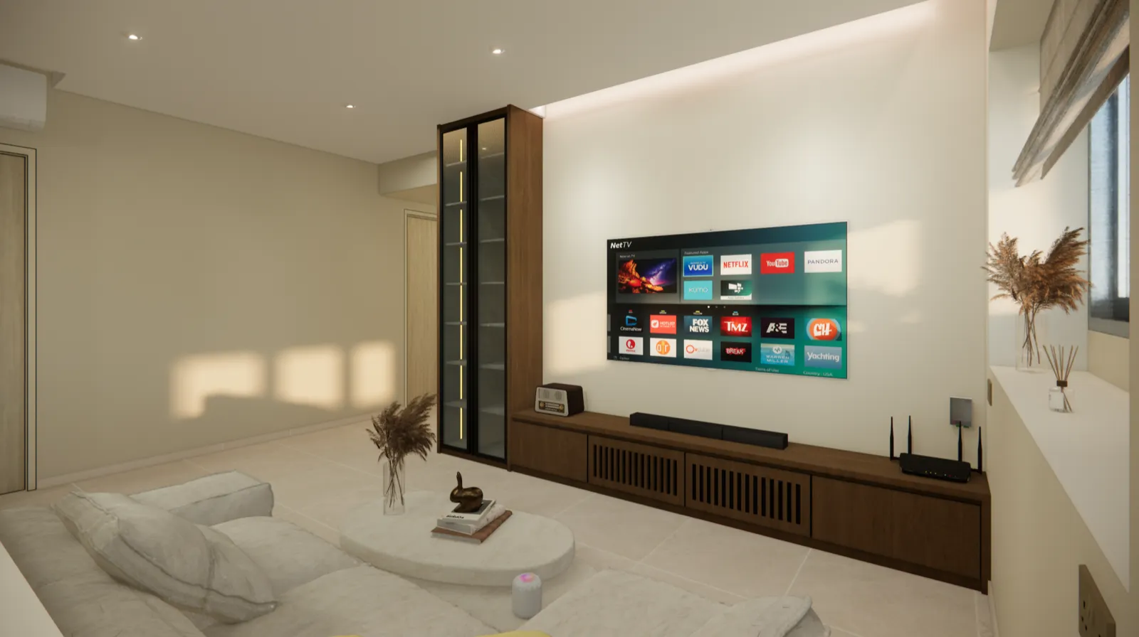 CraftSpace 3D pre-design of a living room